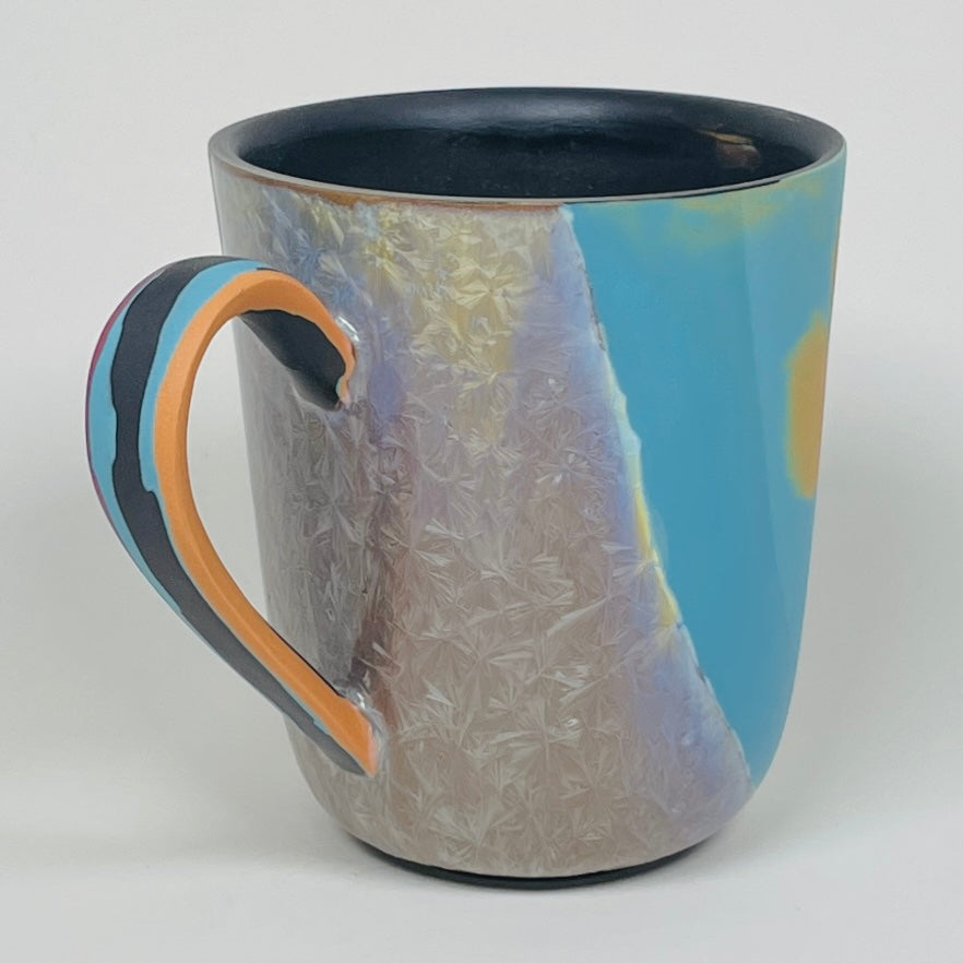 Wide Mug with Crystalline