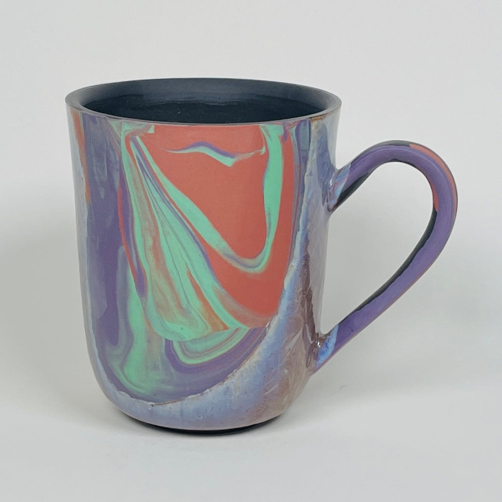 Wide Mug with Crystalline