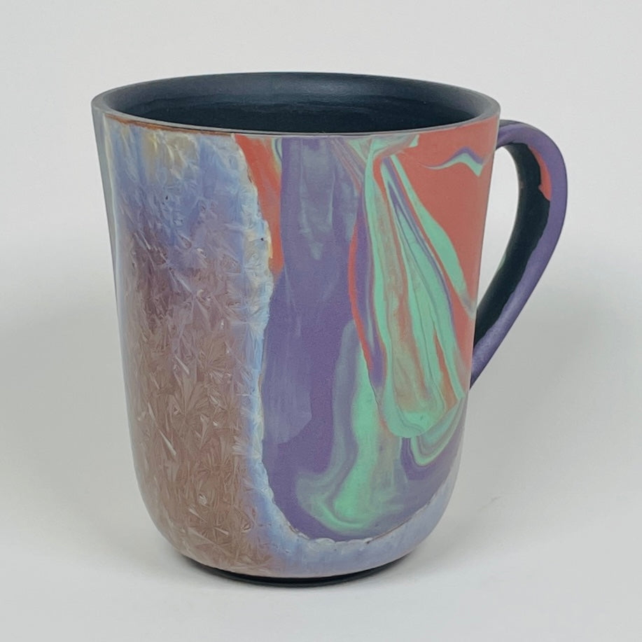 Wide Mug with Crystalline