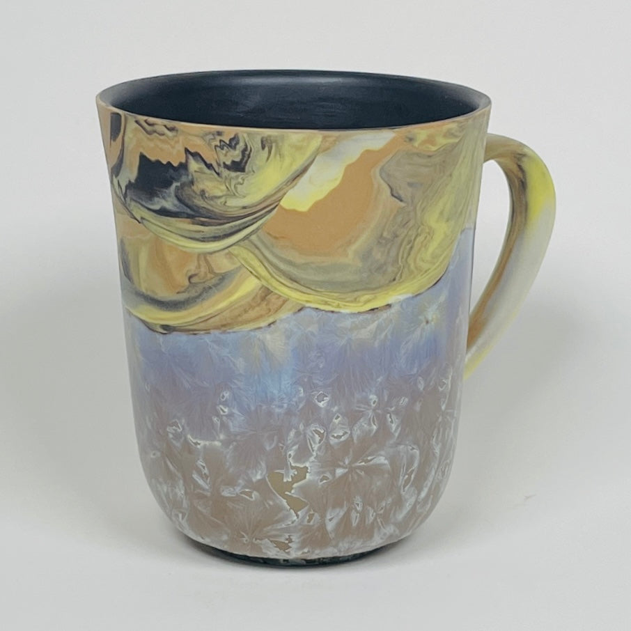 Wide Mug with Crystalline