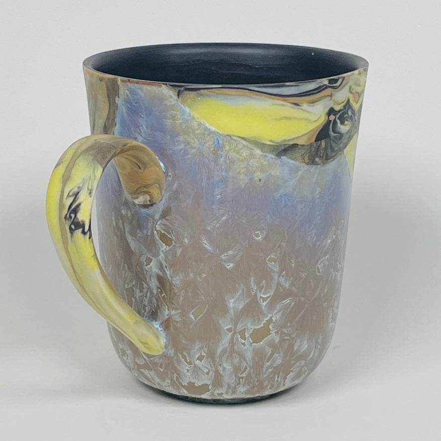 Wide Mug with Crystalline