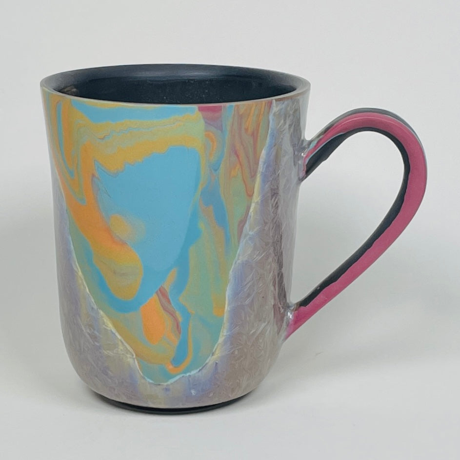 Wide Mug with Crystalline